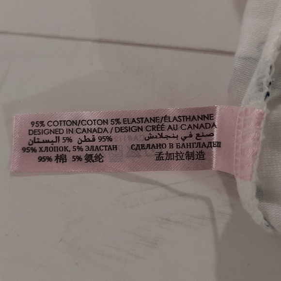 La Vie En Rose Women's Medium White Sleepwear Pajama Pants - Picture 8 of 8